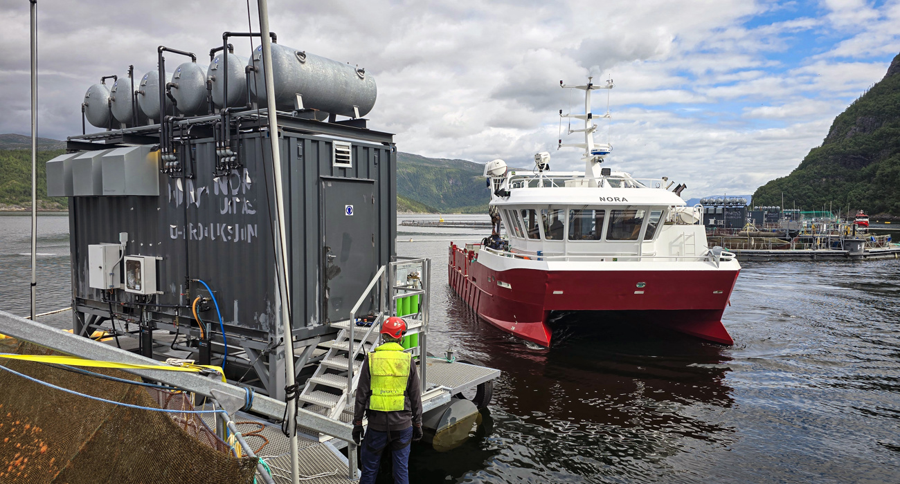 Servicebat Havbruk Foto Tom Lyso Sinkaberg