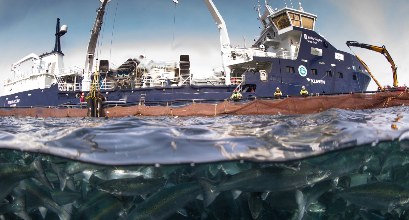 Brønnbåt Submerged Foto Sølvtrans